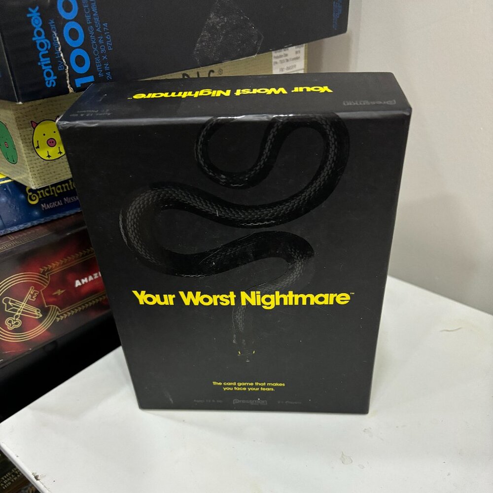 Pressman Your Worst Nightmare‎ Card Game EXCELLENT